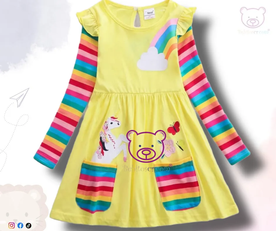 Vestido Unicornio 4T