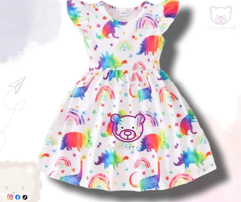Vestido Dinosaurios 3T