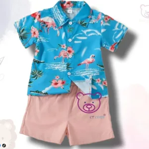 Conjunto Flamingos 3T