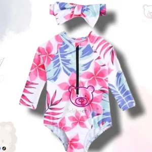 Traje De Baño Floral 9M