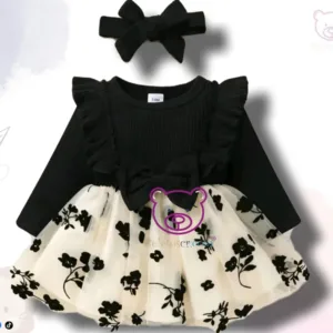 Vestido Flores 12M