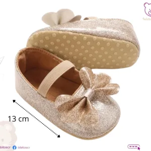 Zapatos Dorados 13cm