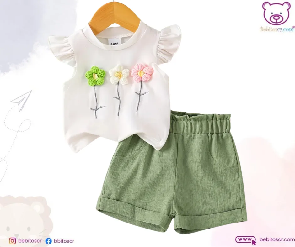 Conjunto Flores 3T